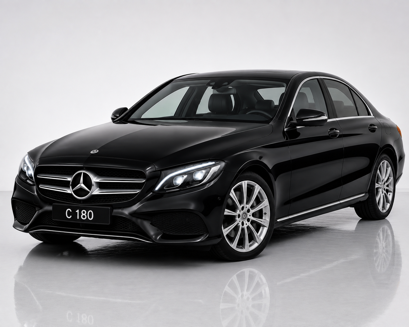 Mercedes C180 black color