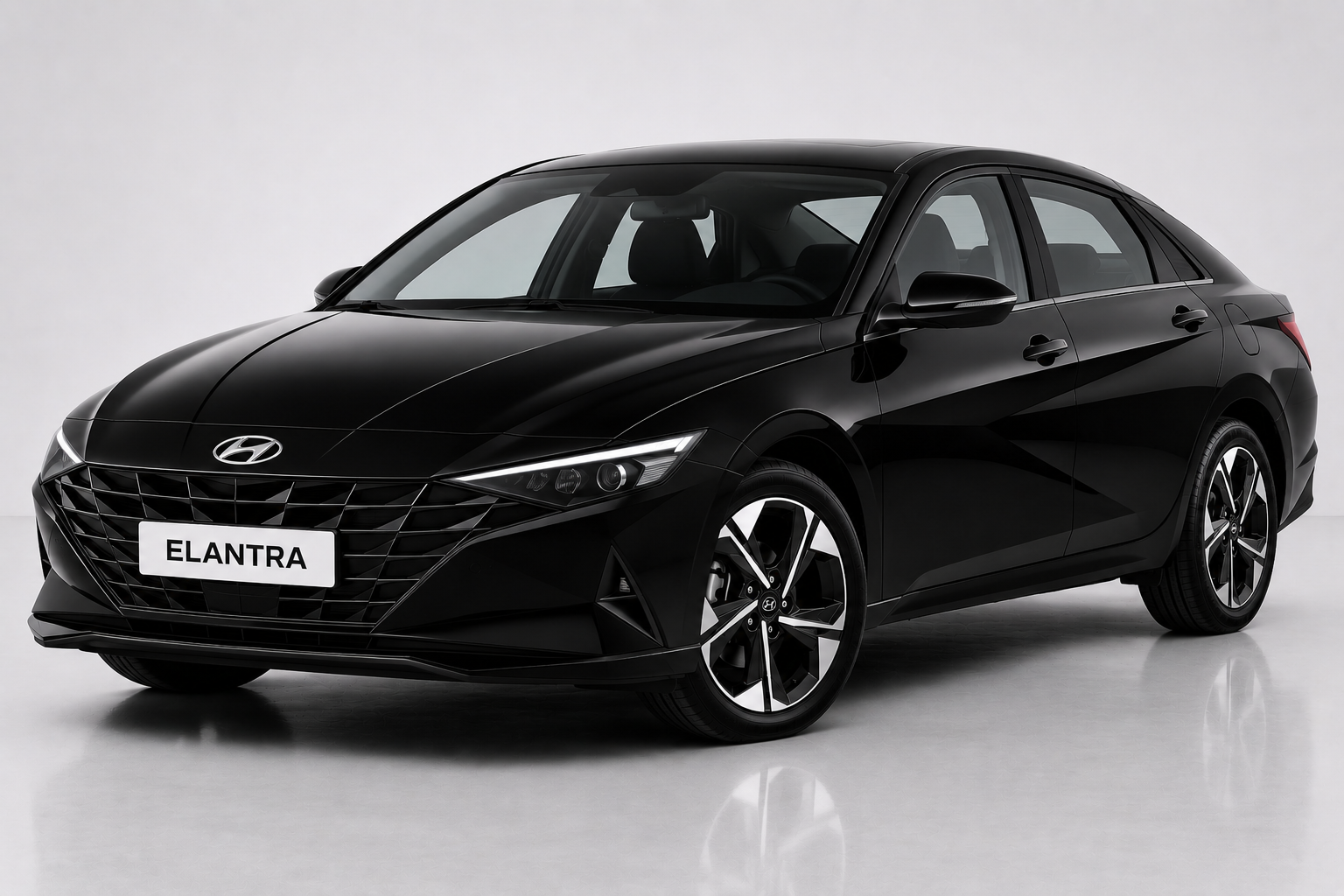 Hyundai Elantra black color