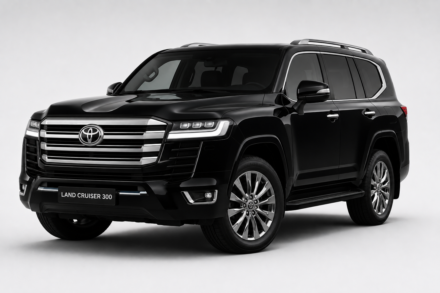 Toyota Land Cruiser V8 black color