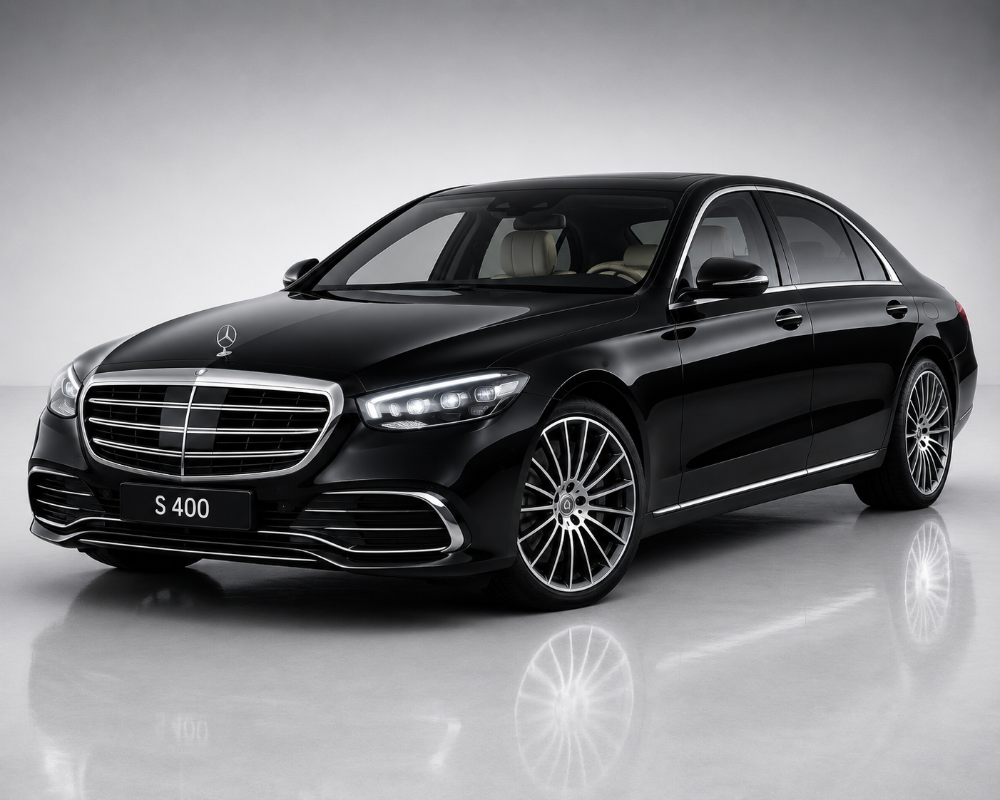 Mercedes S400 black color
