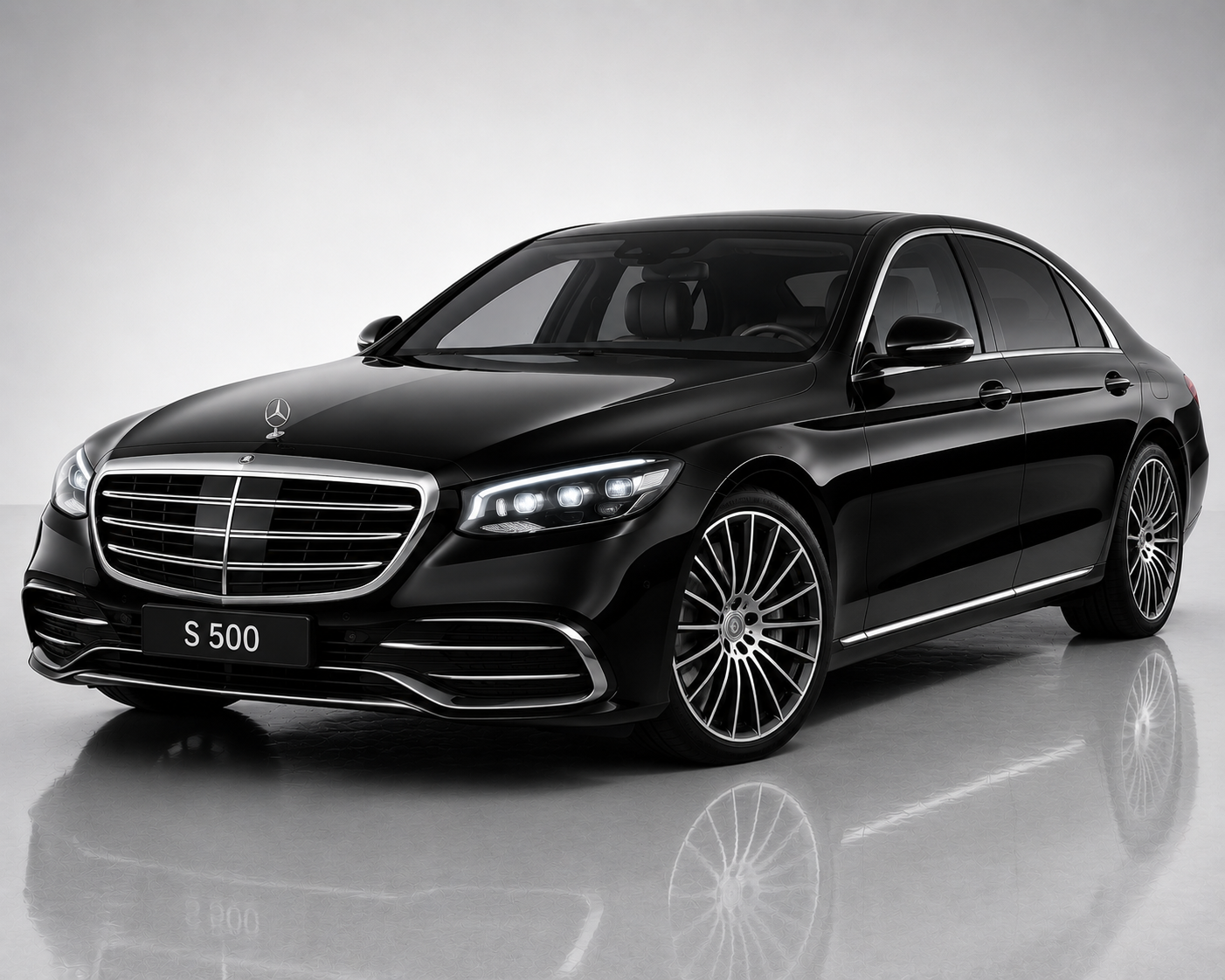 Mercedes S500 black color